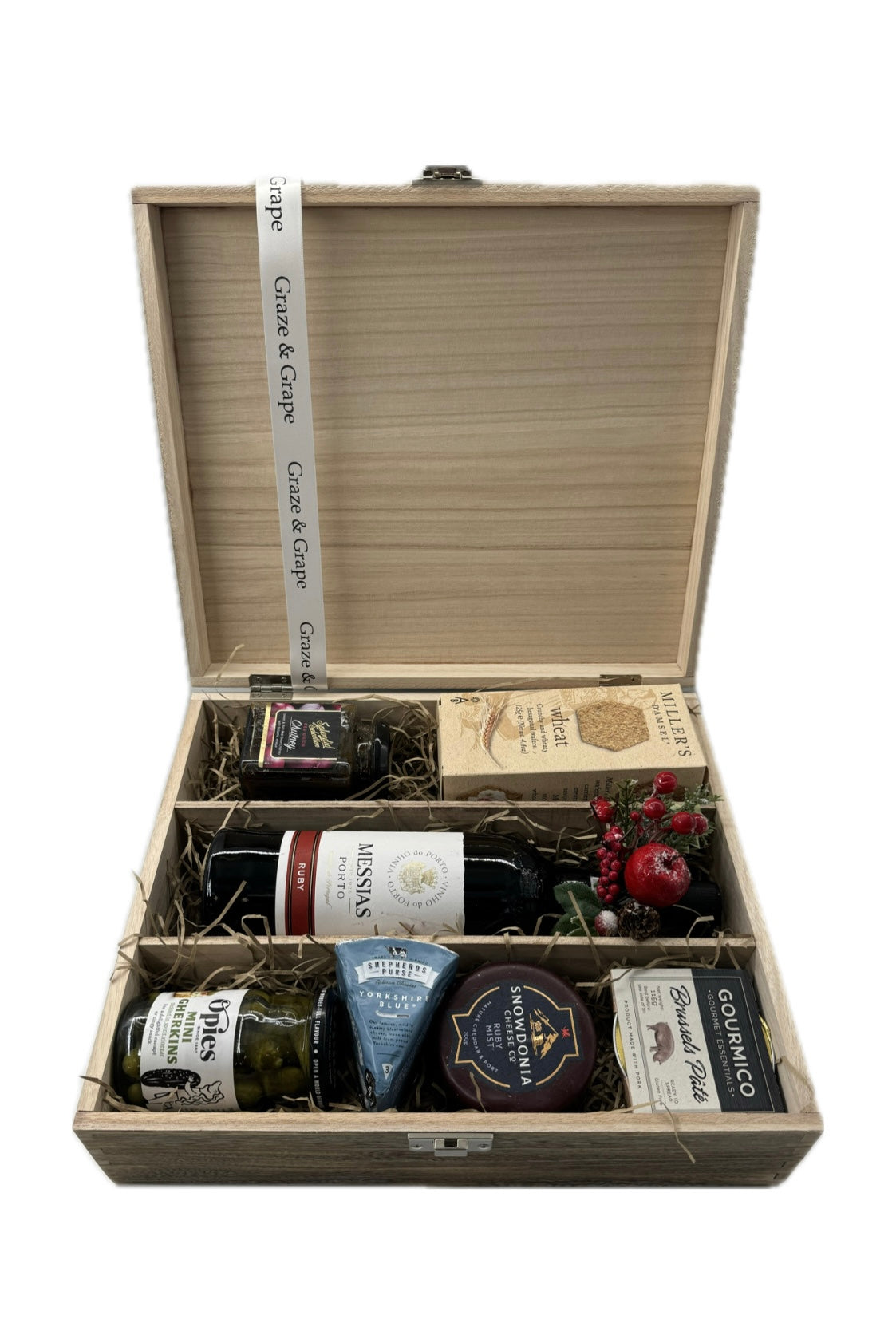 Luxury Port, Cheese & Pate Gourmet Gift Box