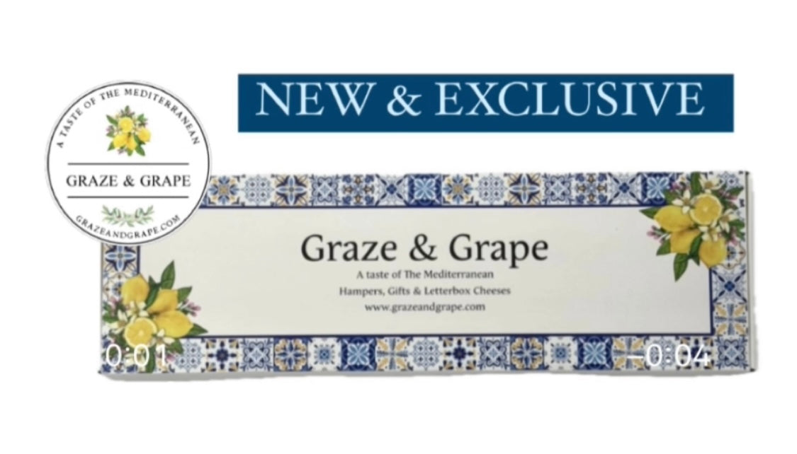 Letterbox Cheese Gift box. “A Taste of the Mediterranean”