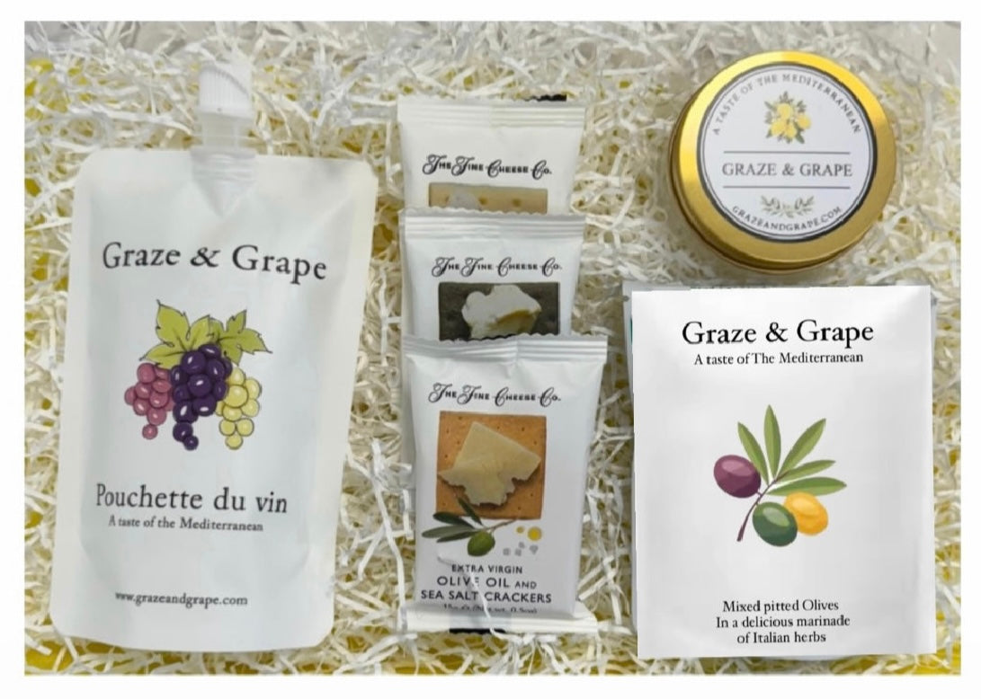 Letterbox Cheese Gift box. “A Taste of the Mediterranean”