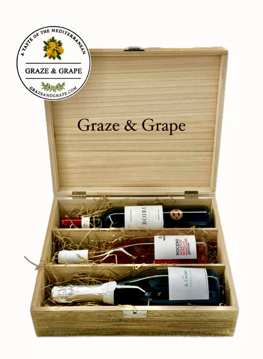 Trio of Italian Fine Wine Gift Box